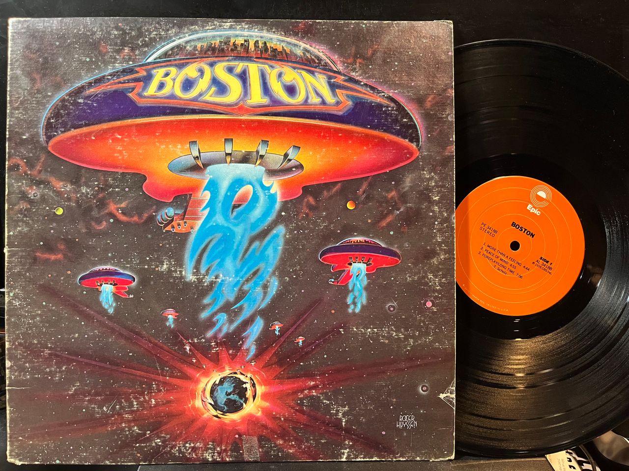 Boston - Boston (VINYL) | Excellent (EX) Very Good Plus (VG+) - ROCK / USED *EXCELLENT*