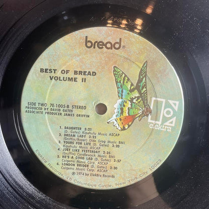 The Best Of Bread/Volume Two (VINYL) | Excellent (EX) Excellent (EX) - ROCK / USED *EXCELLENT*
