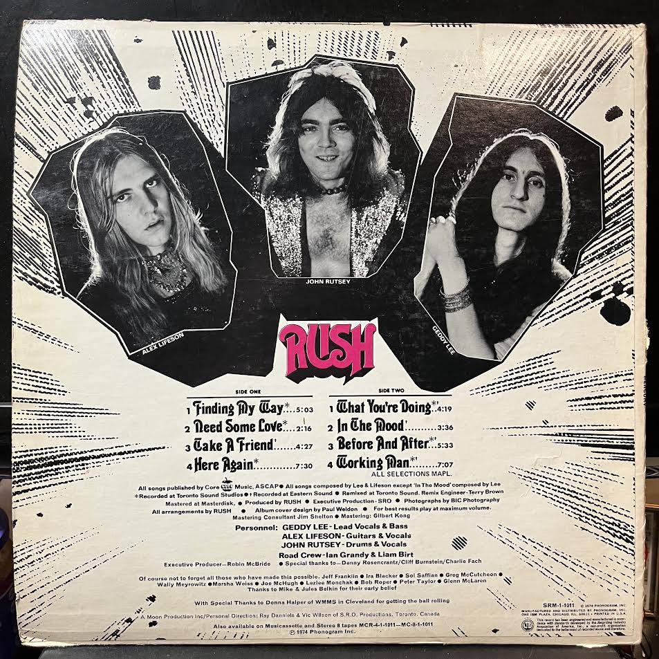 Rush (VINYL) | Excellent (EX) Very Good Plus Plus (VG++) - ROCK / USED *EXCELLENT*