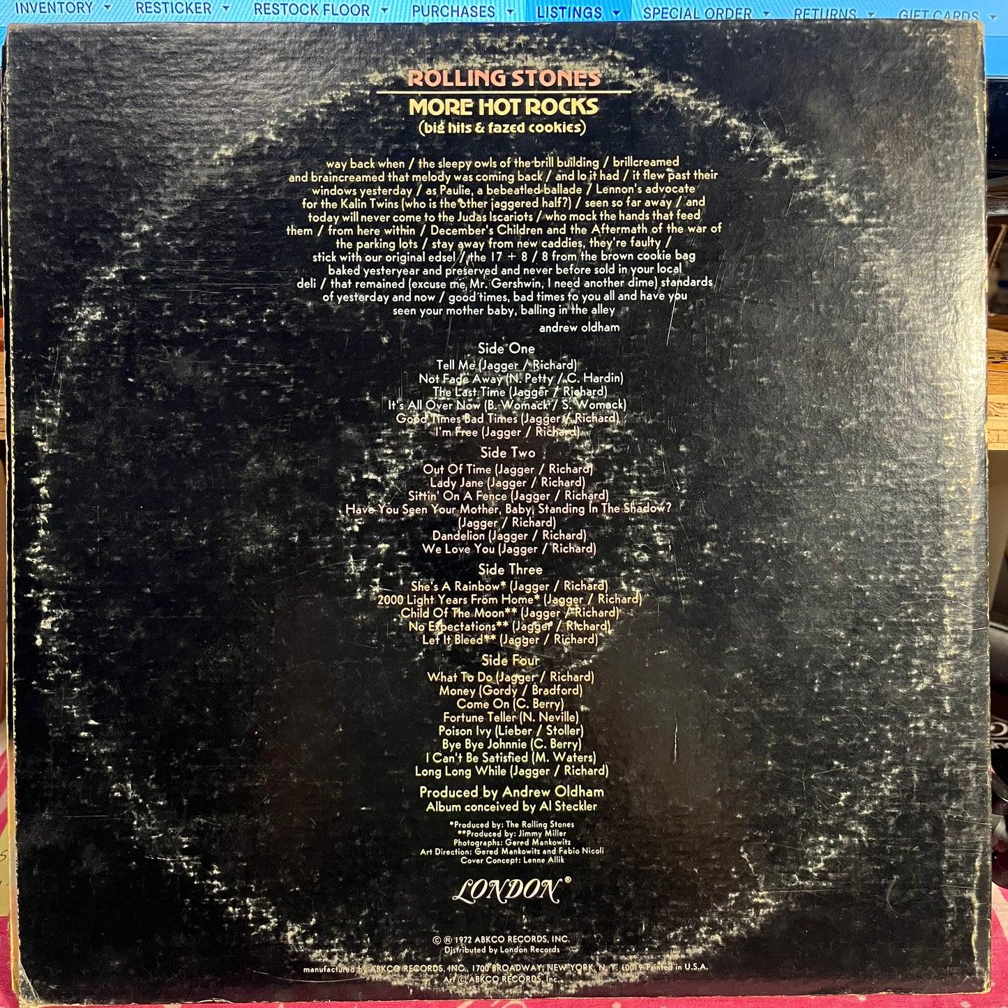 The Rolling Stones - More Hot Rocks (Big Hits & Fazed Cookies) | Excellent (EX) Very Good (VG) - ROCK / USED *EXCELLENT*