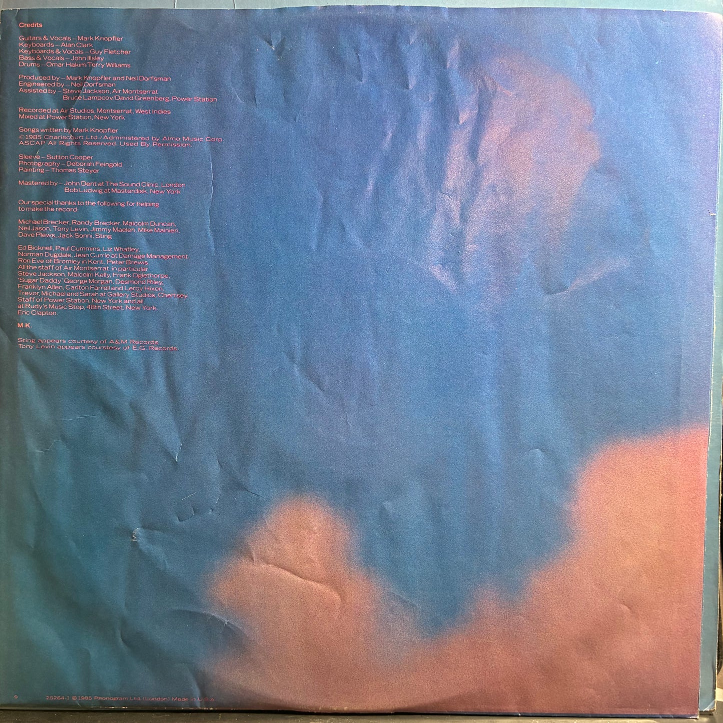 Brothers In Arms (VINYL) | Excellent (EX) Excellent (EX) - ROCK / USED *EXCELLENT*