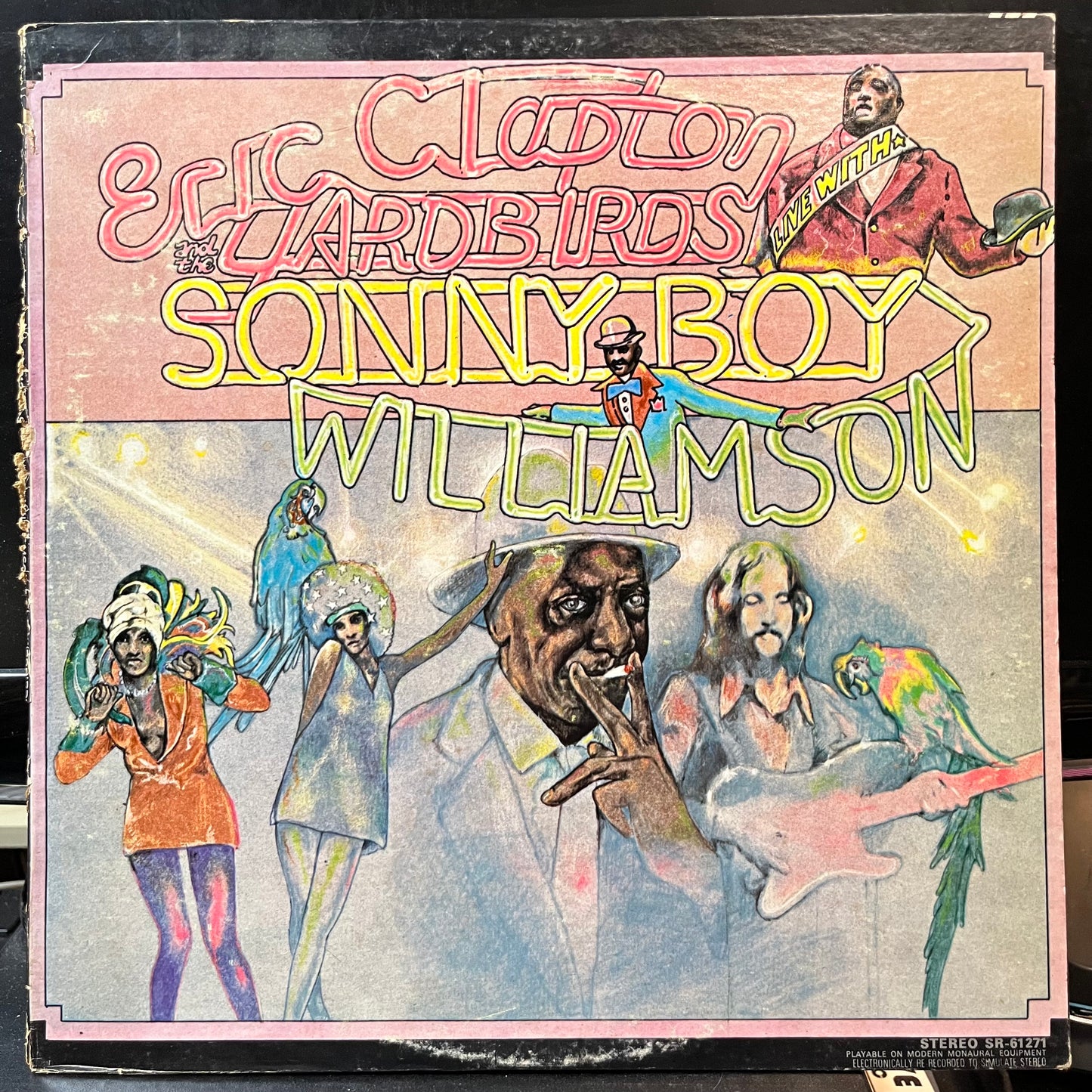 Eric Clapton and The Yardbirds With Sonny Boy Will - Eric Clapton And The Yardbirds Live With Sonny Boy Williamson (VINYL LP MERCURY SR-61271 1970) | Excellent (EX) Very Good (VG) - ROCK / USED *EXCELLENT*