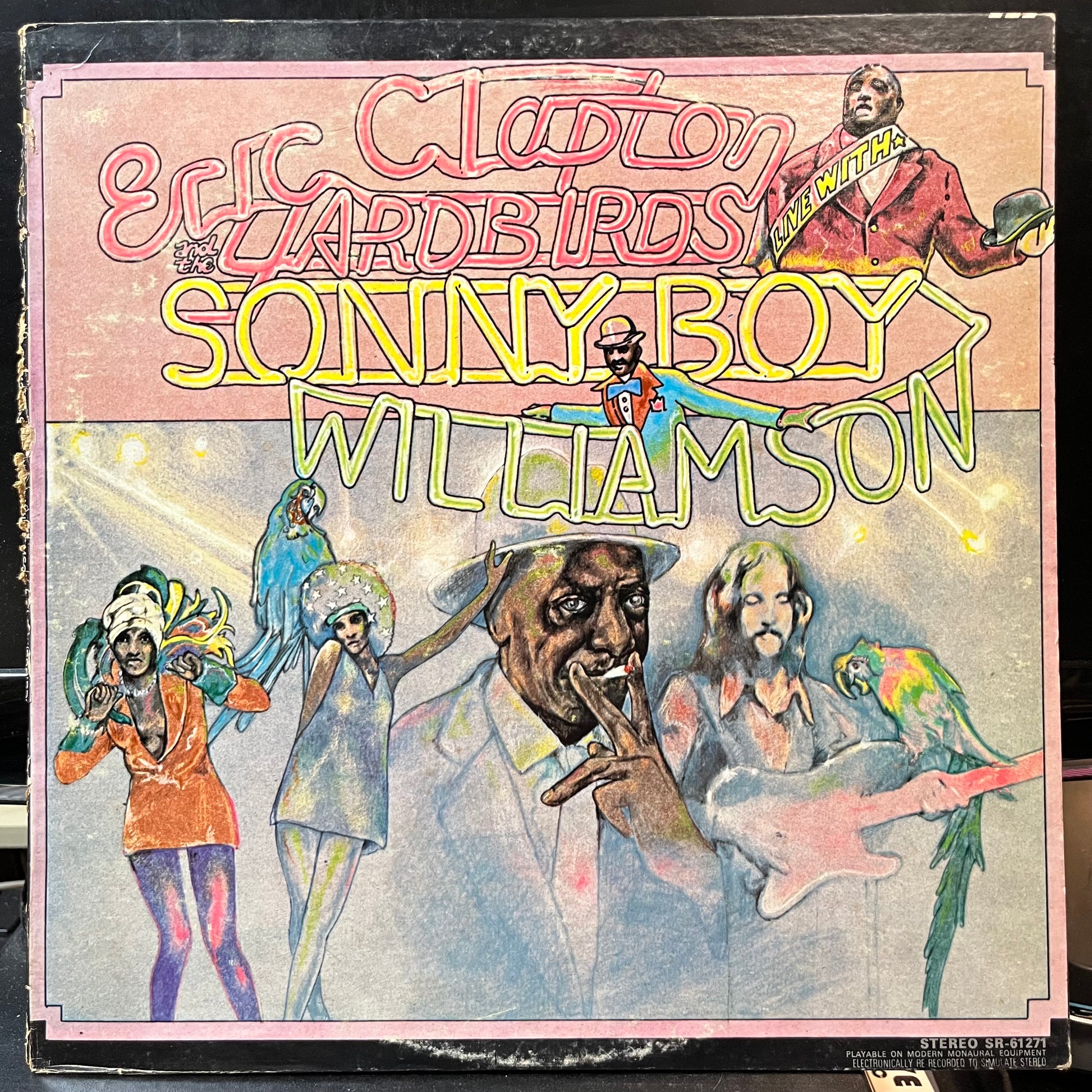 Eric Clapton and The Yardbirds With Sonny Boy Will - Eric Clapton And The Yardbirds Live With Sonny Boy Williamson (VINYL LP MERCURY SR-61271 1970) | Excellent (EX) Very Good (VG) - ROCK / USED *EXCELLENT*