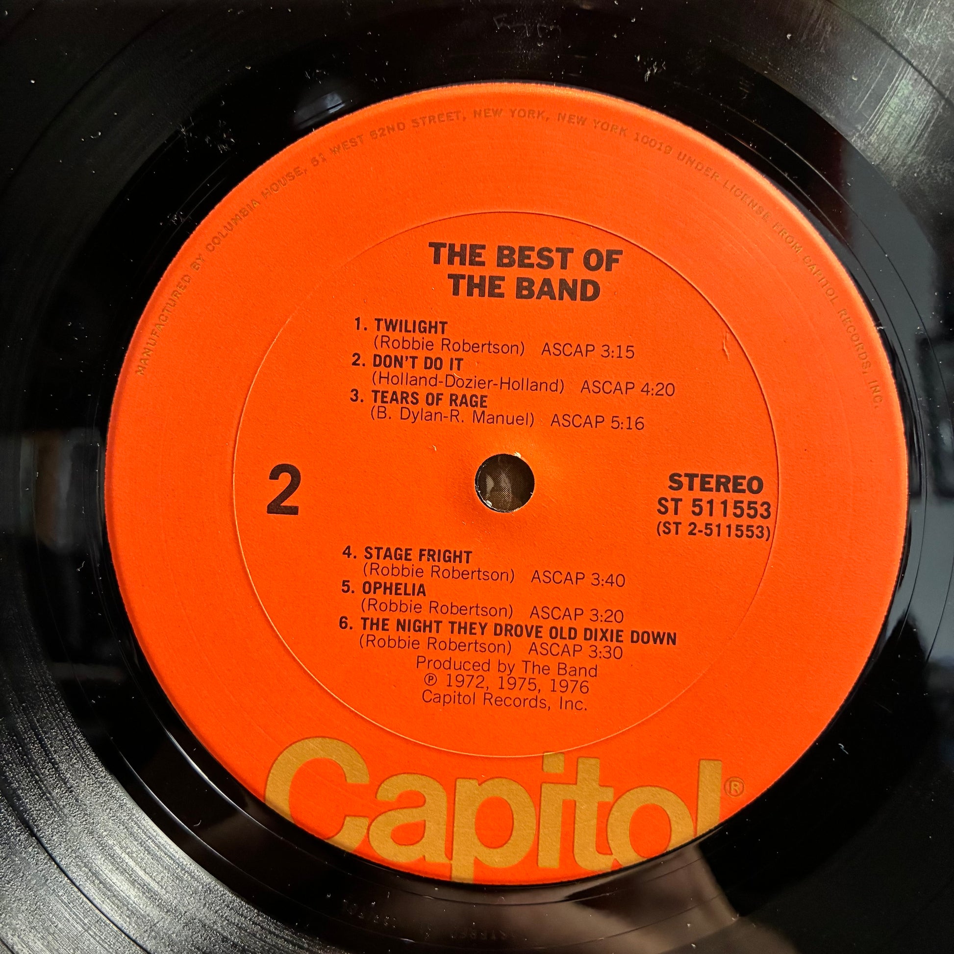 The Best Of The Band (VINYL) | Excellent (EX) Very Good Plus (VG+) - ROCK / USED *EXCELLENT*