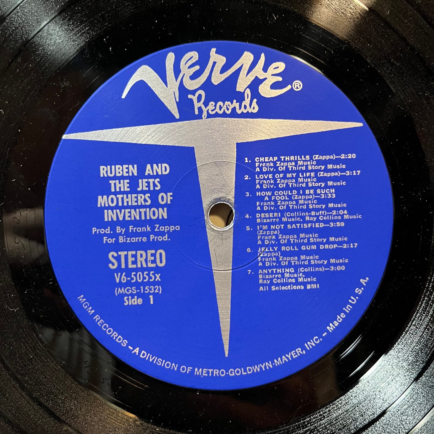 The Mothers Of Invention - Cruising With Ruben & The Jets (VINYL LP VERVE V6-5055-X 1968) | Excellent (EX) Very Good (VG) - ROCK / USED *EXCELLENT*