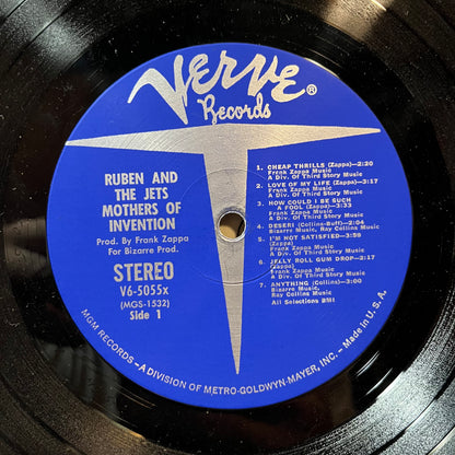The Mothers Of Invention - Cruising With Ruben & The Jets (VINYL LP VERVE V6-5055-X 1968) | Excellent (EX) Very Good (VG) - ROCK / USED *EXCELLENT*