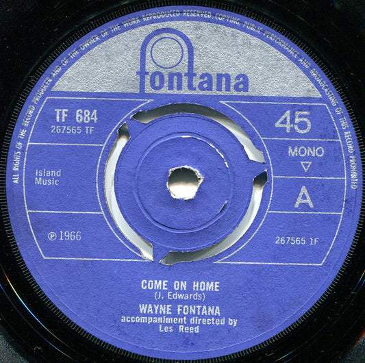 Come On Home (7" VINYL) | Excellent (EX) Excellent (EX) - ROCK / USED *EXCELLENT*