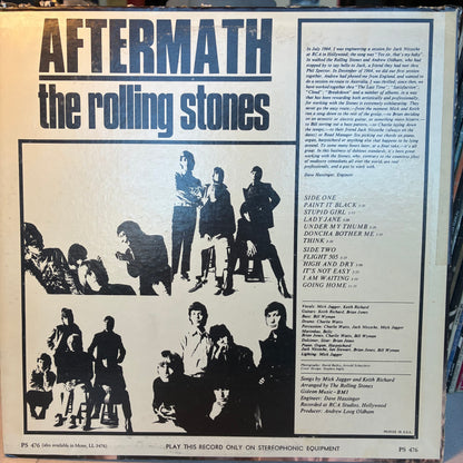 Aftermath (VINYL) | Excellent (EX) Very Good Plus (VG+) - ROCK / USED *EXCELLENT*
