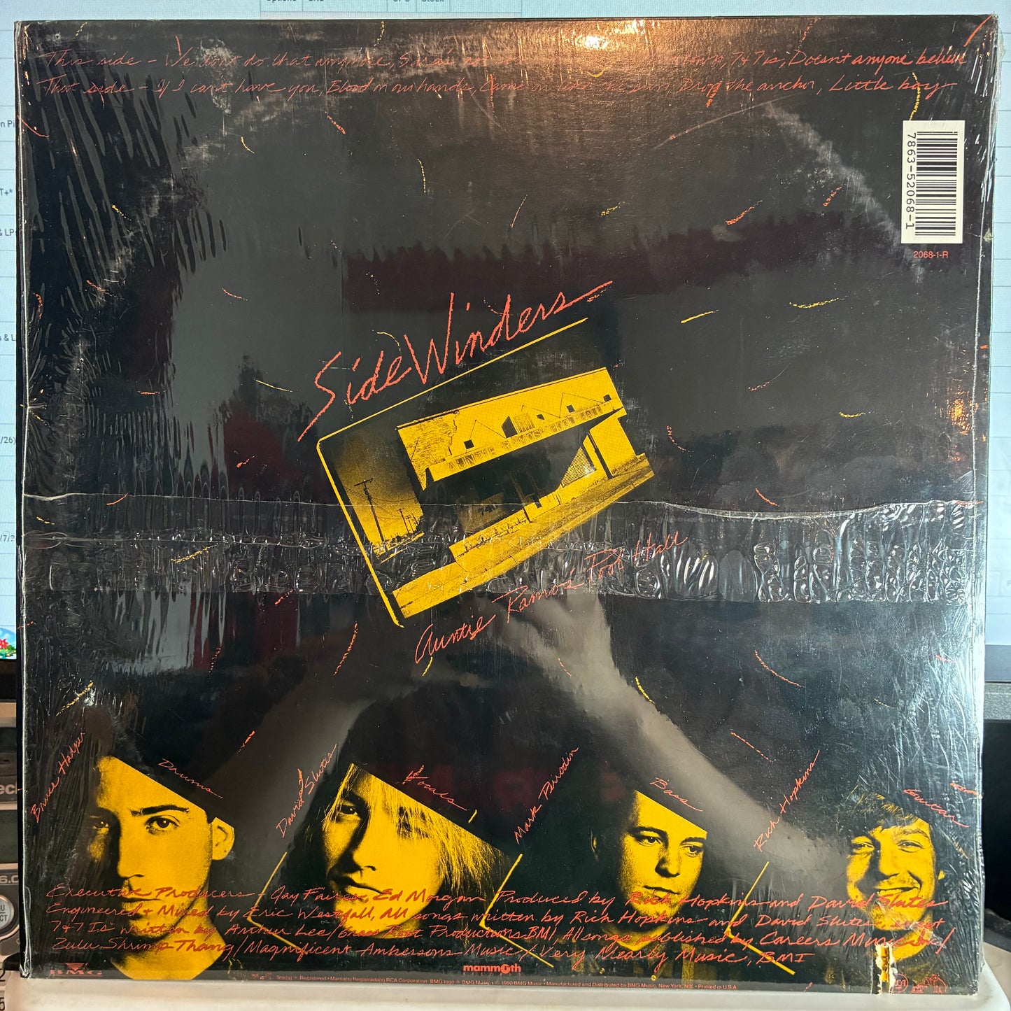 Sidewinders (2) - Auntie Ramos' Pool Hall (VINYL) | Excellent (EX) Excellent (EX) - ROCK / USED *EXCELLENT*