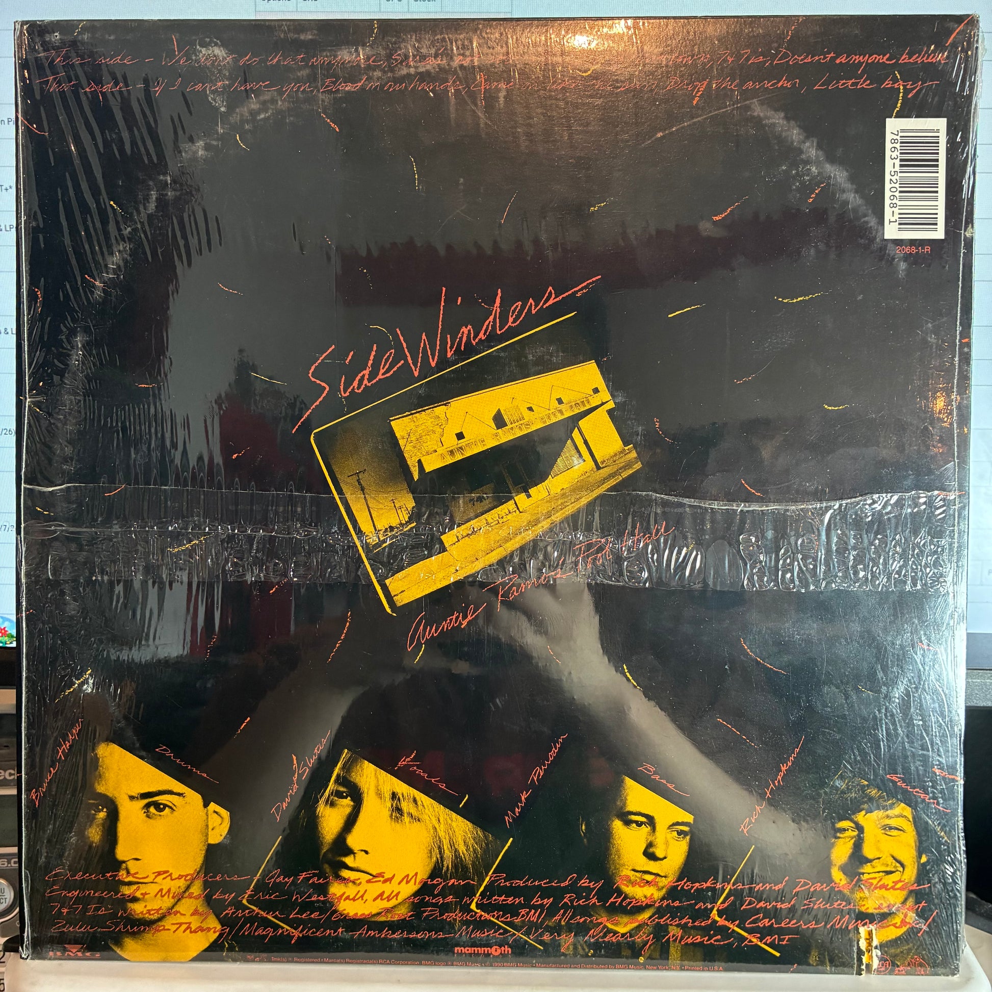 Sidewinders (2) - Auntie Ramos' Pool Hall (VINYL) | Excellent (EX) Excellent (EX) - ROCK / USED *EXCELLENT*