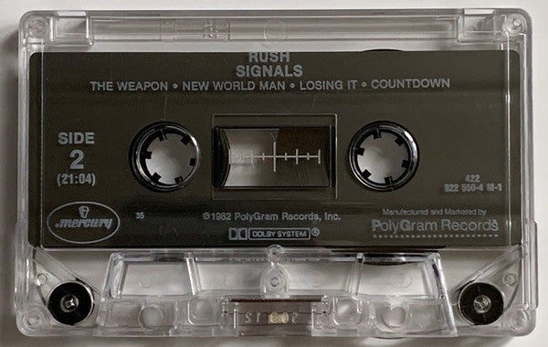 Signals (CASSETTE) | Excellent (EX) Excellent (EX) - ROCK / USED *EXCELLENT*