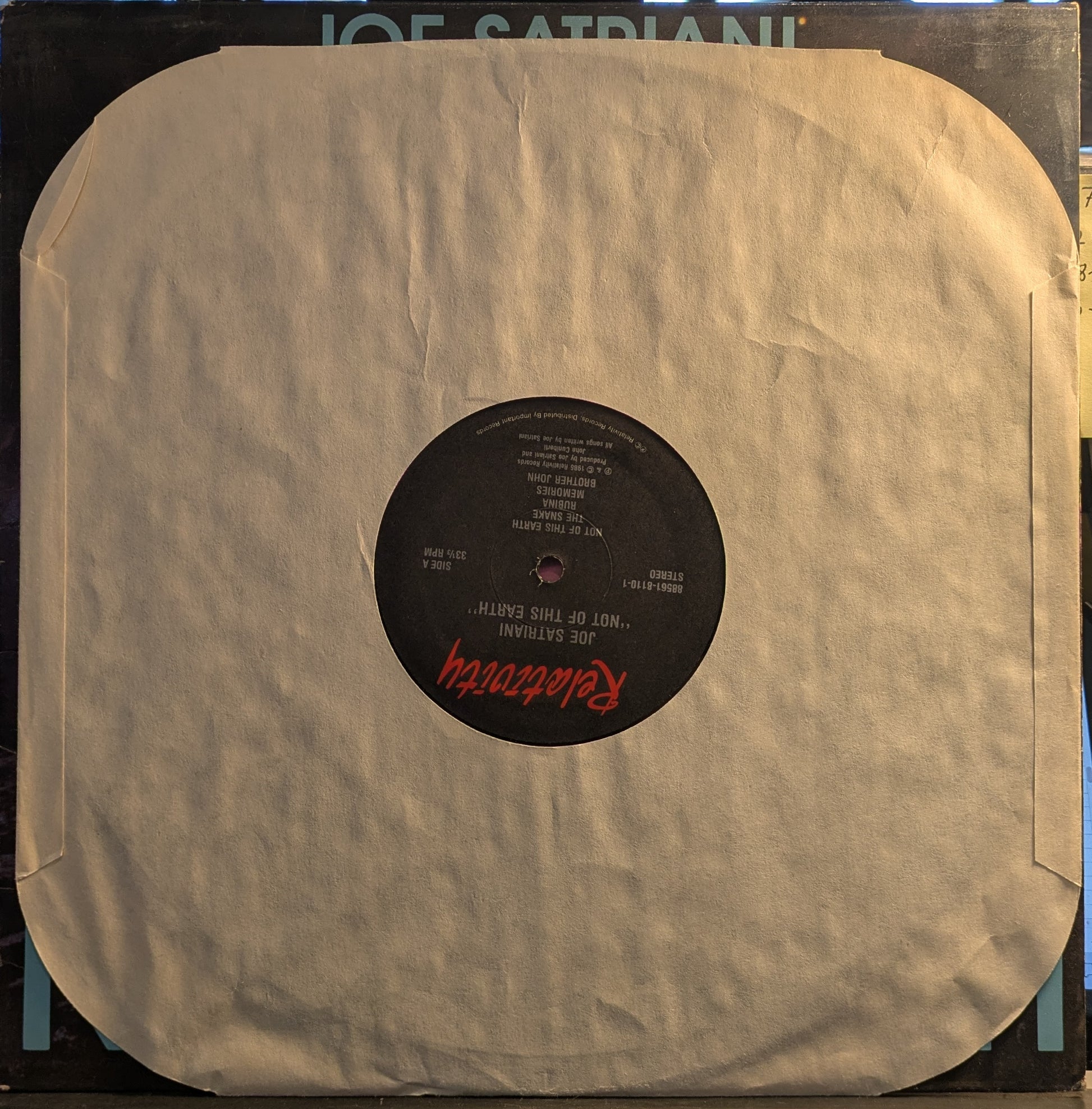 Not Of This Earth (VINYL) | Excellent (EX) Very Good Plus (VG+) - ROCK / USED *EXCELLENT*