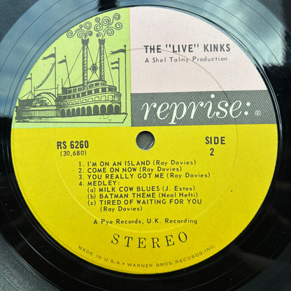 The Kinks - The Live Kinks (VINYL LP) | Excellent (EX) Very Good Plus (VG+) - ROCK / USED *EXCELLENT*