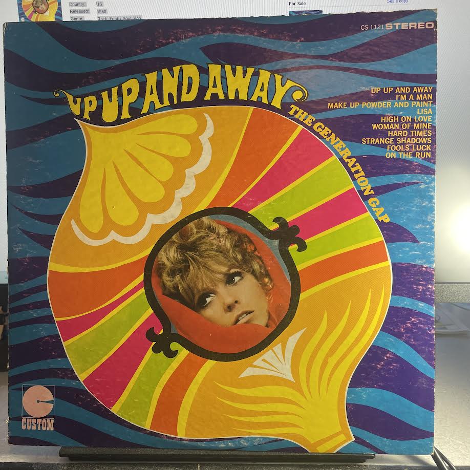 The Generation Gap - Up Up And Away (VINYL) | Excellent (EX) Very Good (VG) - ROCK / USED *EXCELLENT*
