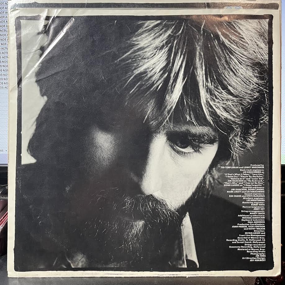 If That's What It Takes (VINYL) | Excellent (EX) Excellent+ (EX+) - ROCK / USED *EXCELLENT*