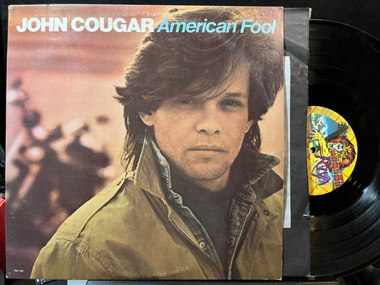 John Cougar - American Fool (VINYL LP RIVA 6337 219 1982) | Excellent (EX) Excellent (EX) - ROCK / USED *EXCELLENT*