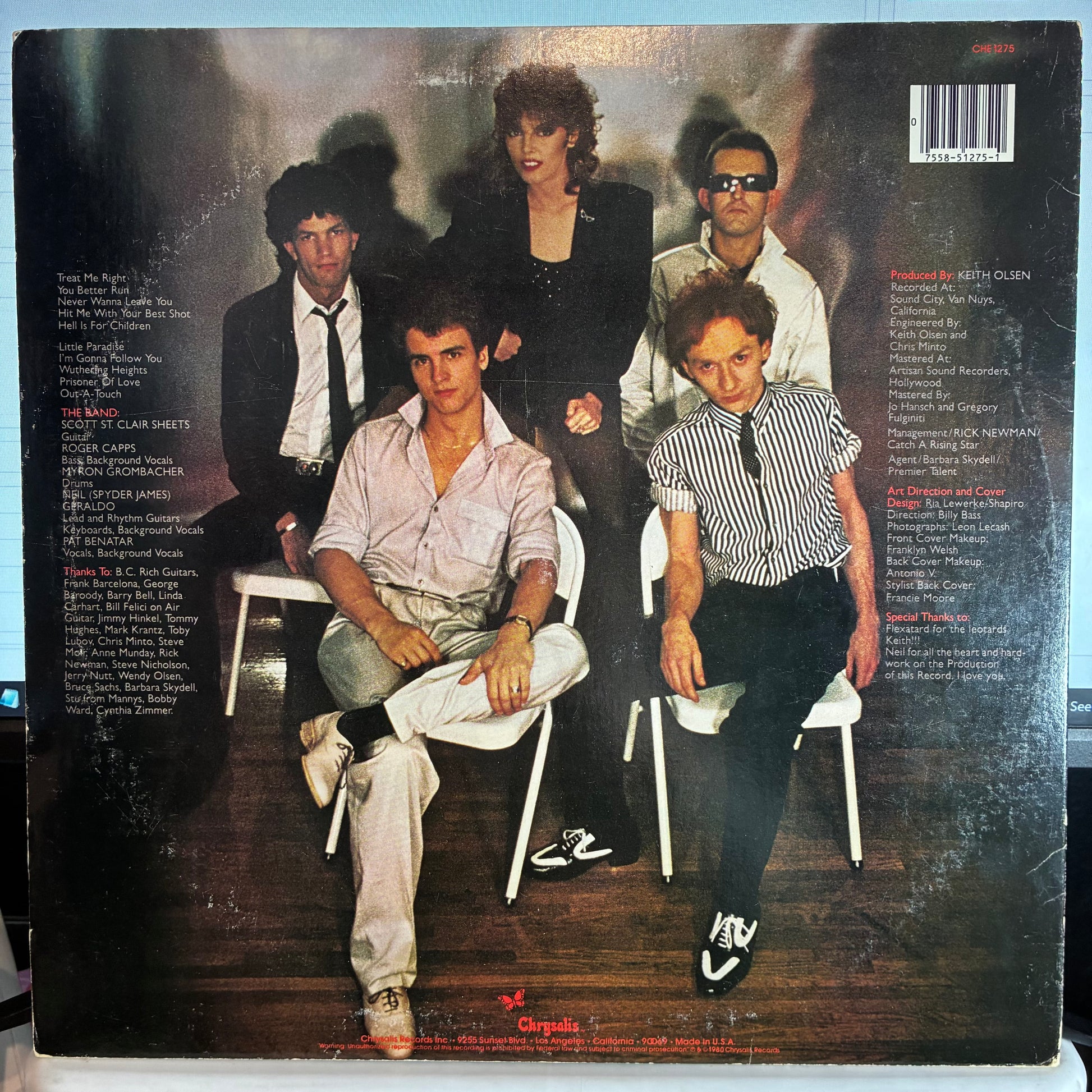 Crimes Of Passion (VINYL) | Excellent (EX) Very Good Plus (VG+) - ROCK / USED *EXCELLENT*