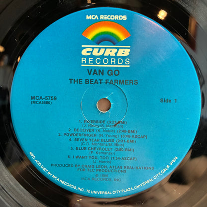 The Beat Farmers - Van Go (VINYL) | Excellent (EX) Excellent (EX) - ROCK / USED *EXCELLENT*