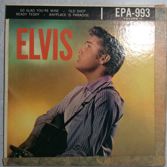 Elvis, Volume ll (7" VINYL) | Excellent (EX) Excellent (EX) - ROCK / USED *EXCELLENT*