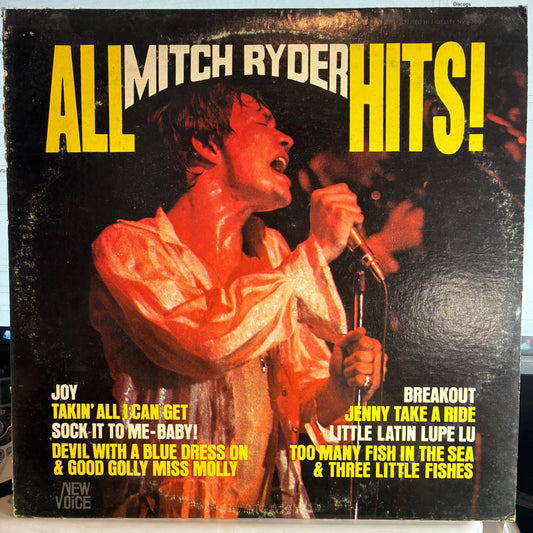 Mitch Ryder - All Mitch Ryder Hits! (VINYL) | Excellent (EX) Very Good Plus (VG+) - ROCK / USED *EXCELLENT*