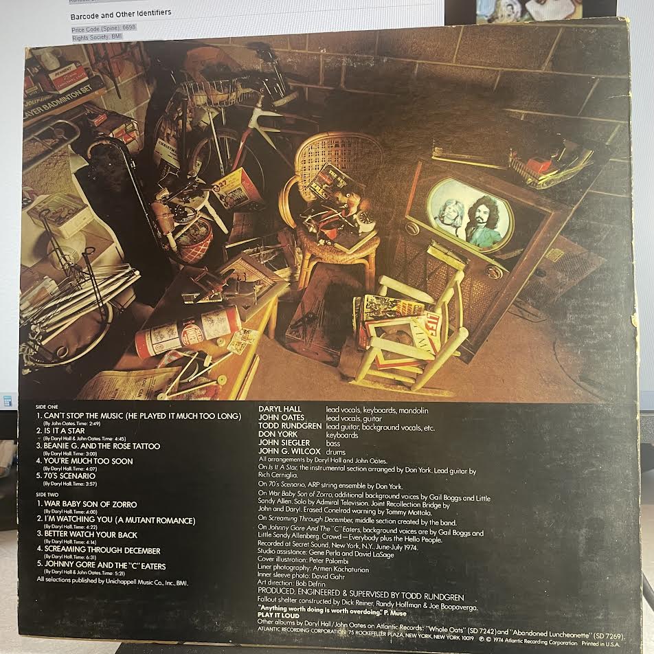 Daryl Hall & John Oates - War Babies (VINYL) | Excellent (EX) Excellent (EX) - ROCK / USED *EXCELLENT*
