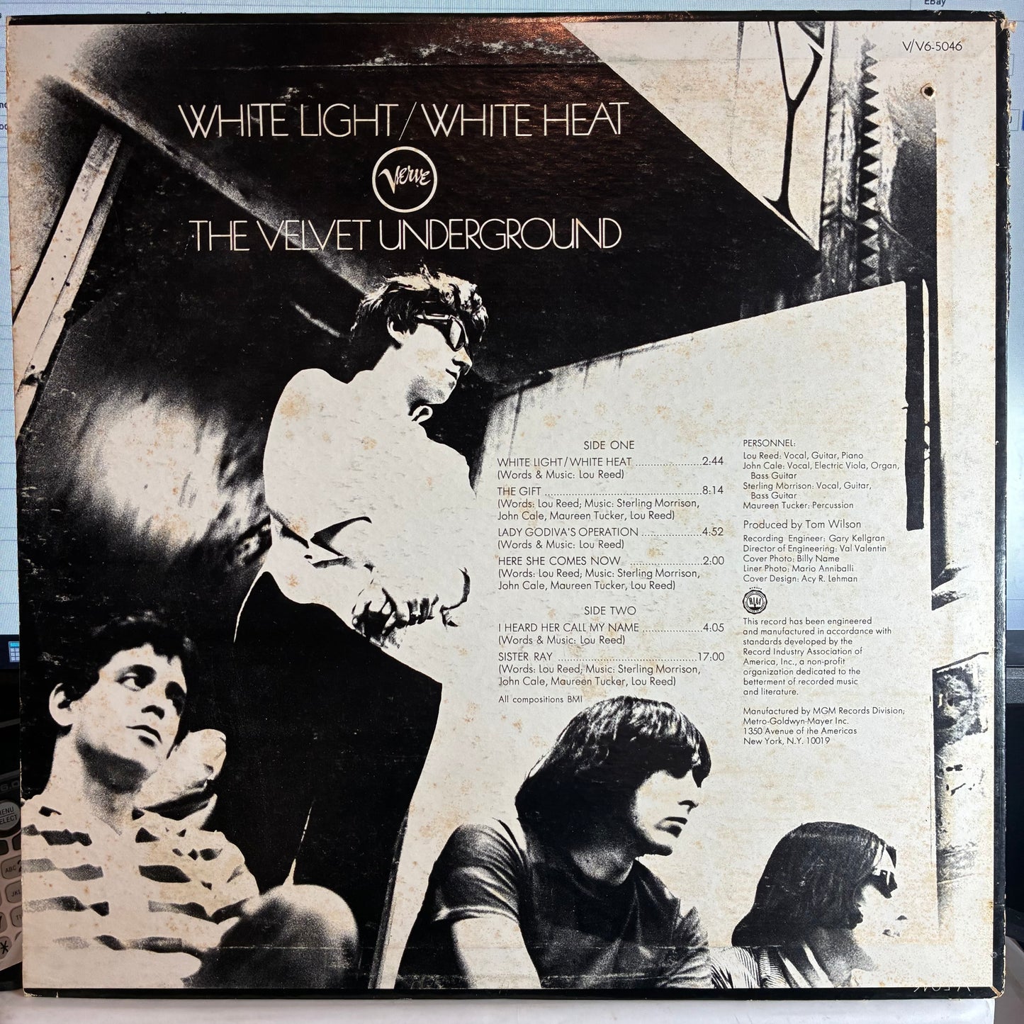 The Velvet Underground - White Light/White Heat (VINYL) | Excellent (EX) Very Good Plus (VG+) - ROCK / USED *EXCELLENT*