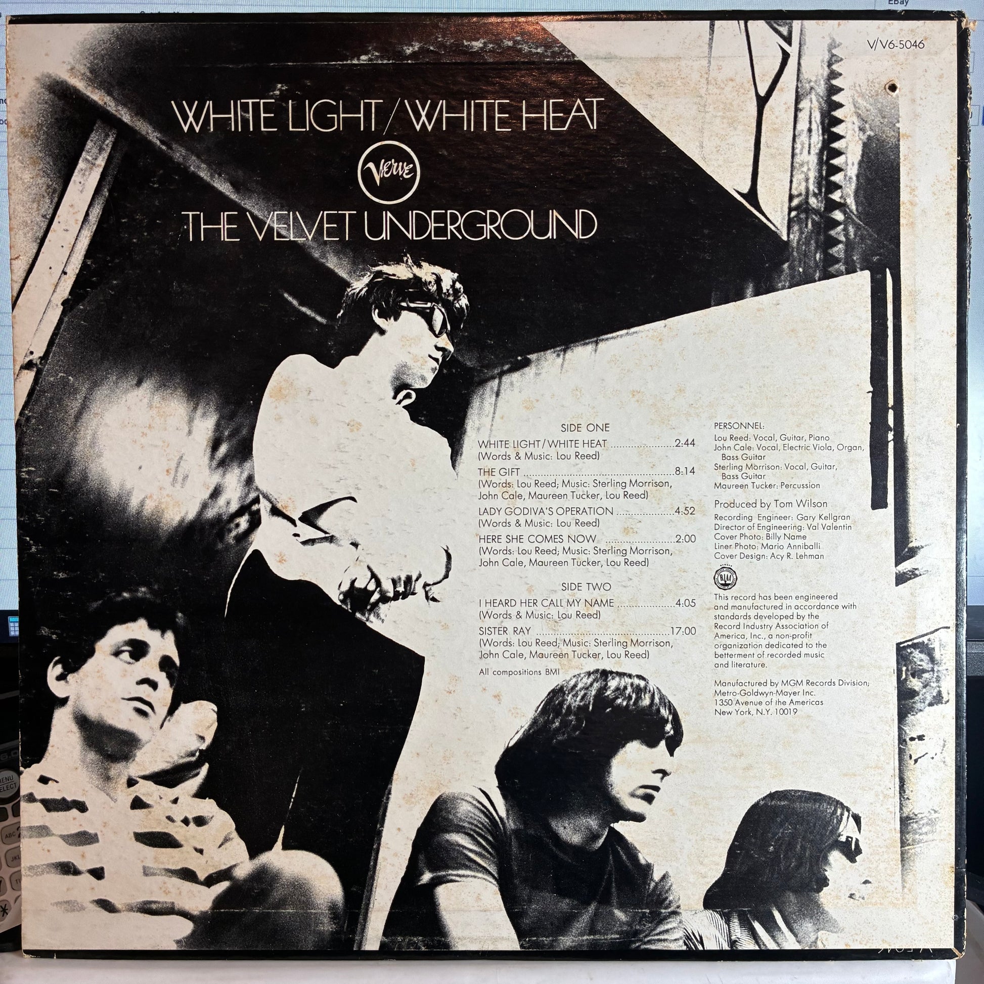 The Velvet Underground - White Light/White Heat (VINYL) | Excellent (EX) Very Good Plus (VG+) - ROCK / USED *EXCELLENT*