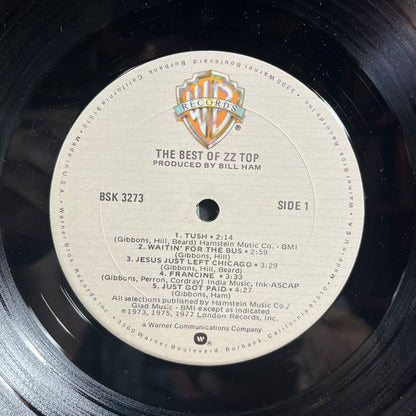 The Best Of ZZ Top (VINYL) | Excellent (EX) Excellent (EX) - ROCK / USED *EXCELLENT*
