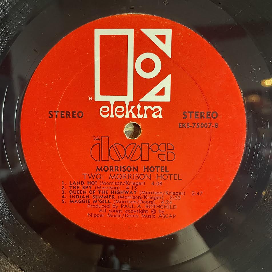 Morrison Hotel (VINYL) | Excellent (EX) Excellent (EX) - ROCK / USED *EXCELLENT*
