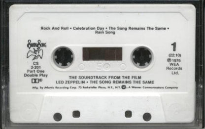 Led Zeppelin - The Soundtrack From The Film The Song Remains The Same (2XCASSETTE) | Excellent (EX) Excellent (EX) - ROCK / USED *EXCELLENT*