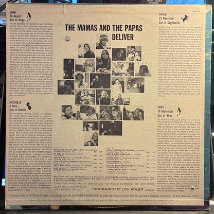 The Mamas & The Papas Deliver (VINYL) | Excellent (EX) Very Good Plus Plus (VG++) - ROCK / USED *EXCELLENT*