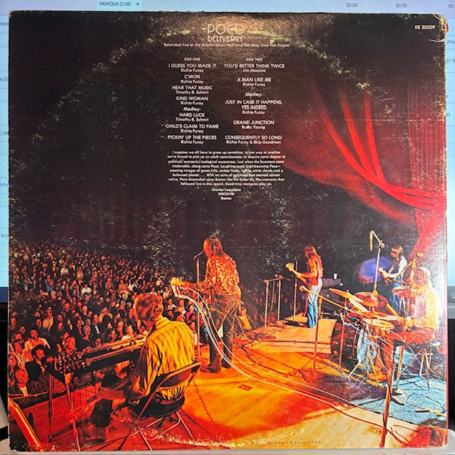 Deliverin' (VINYL) | Excellent (EX) Very Good Plus (VG+) - ROCK / USED *EXCELLENT*