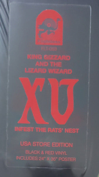 King Gizzard And The Lizard Wizard - Infest The Rats' Nest (RED BLACK SPLIT VINYL LP) | USED - ROCK / USED *EXCELLENT*