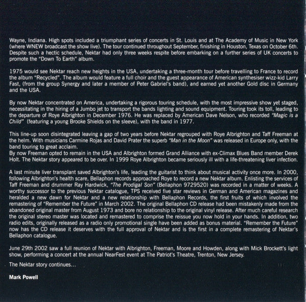 Remember The Future (SACD) | Excellent (EX) Near Mint (NM) - ROCK / USED *EXCELLENT*