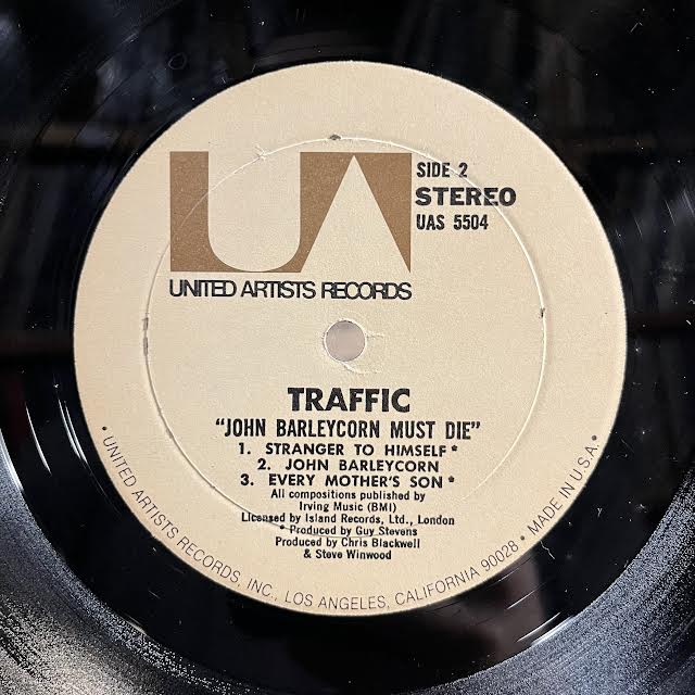 Traffic - John Barleycorn Must Die (RESEARCH CRAFT) (VINYL) | Excellent (EX) Very Good Plus (VG+) - ROCK / USED *EXCELLENT*