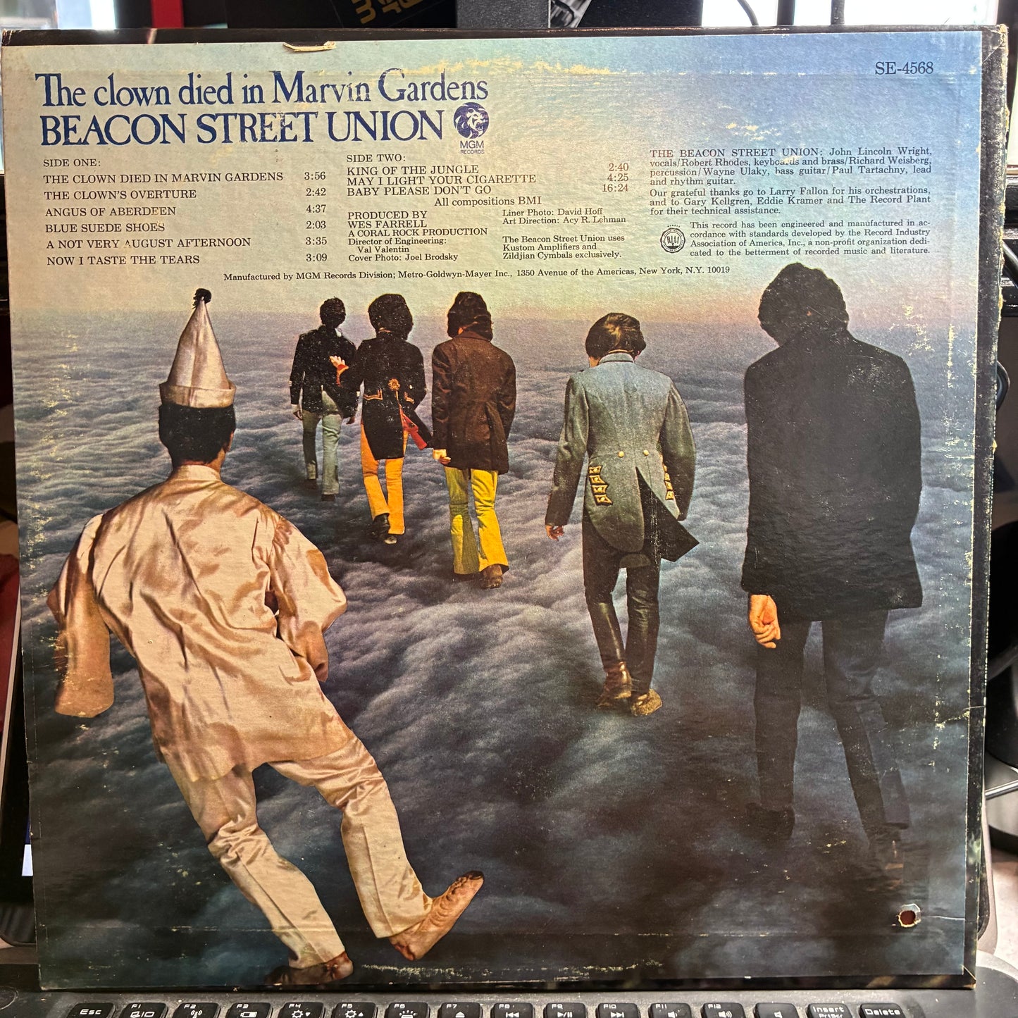 The Clown Died In Marvin Gardens (VINYL) | Excellent (EX) - ROCK / USED *EXCELLENT*