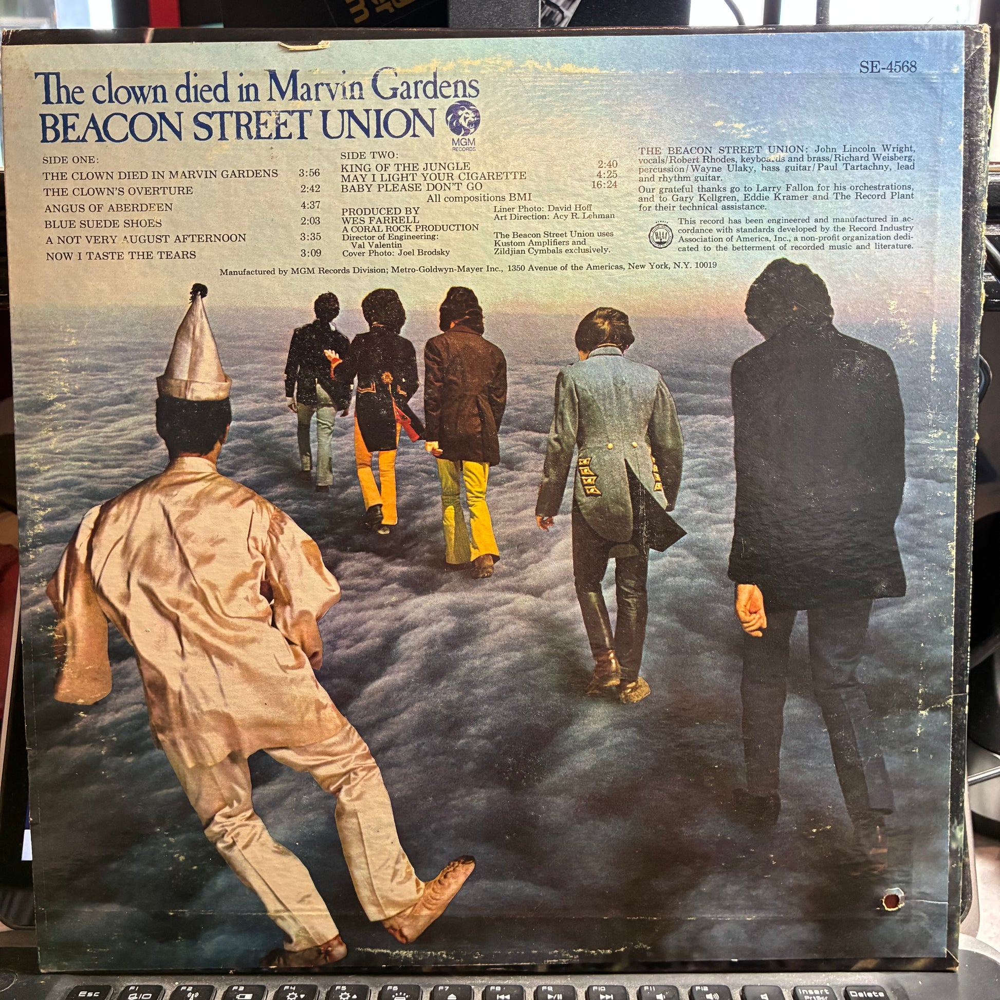 The Clown Died In Marvin Gardens (VINYL) | Excellent (EX) - ROCK / USED *EXCELLENT*