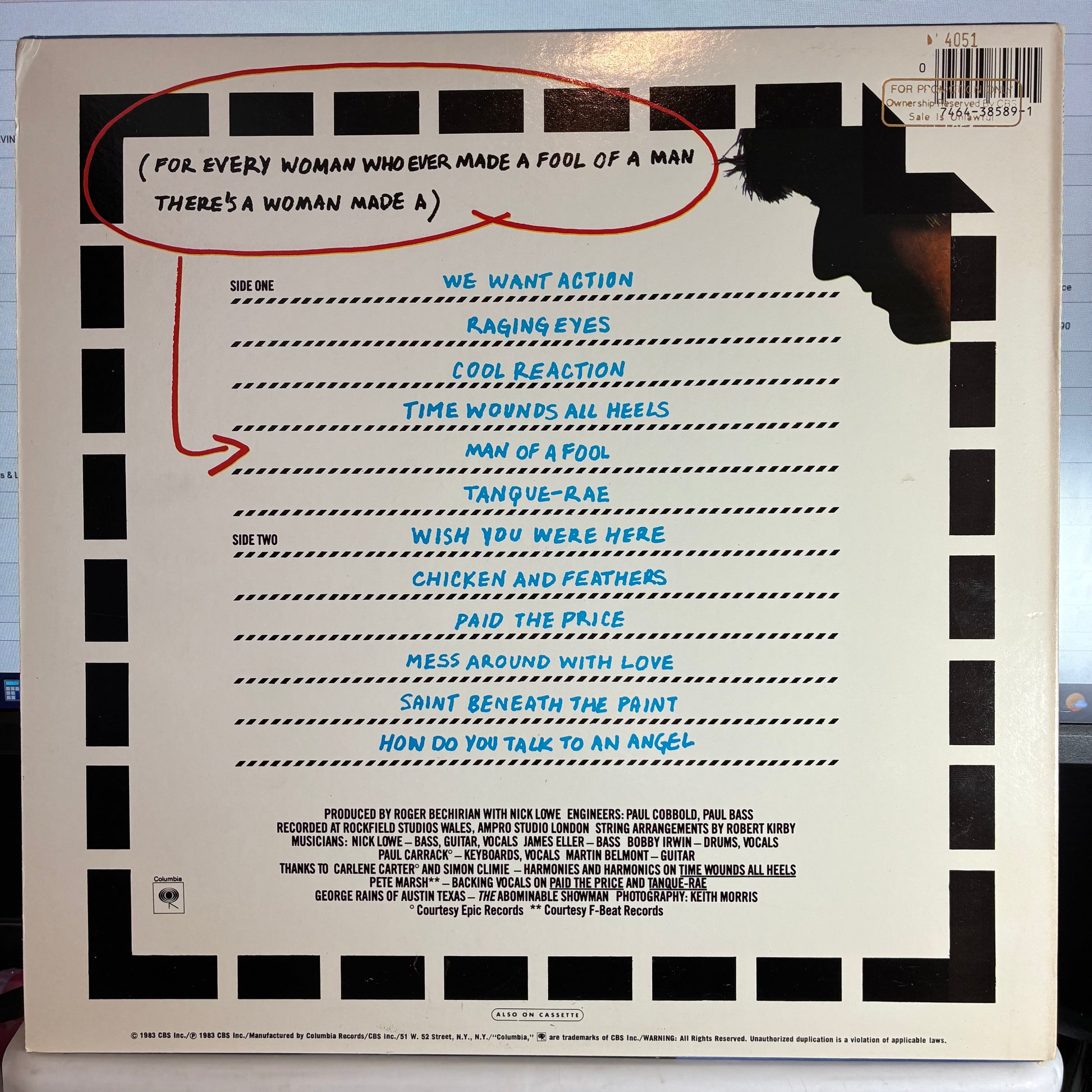 The Abominable Showman (VINYL) | Excellent (EX) Excellent+ (EX+) - ROCK / USED *EXCELLENT*