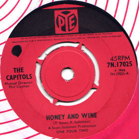 The Capitols (3) - Honey And Wine / Boulavogue (7" VINYL) | Excellent (EX) Excellent (EX) - ROCK / USED *EXCELLENT*