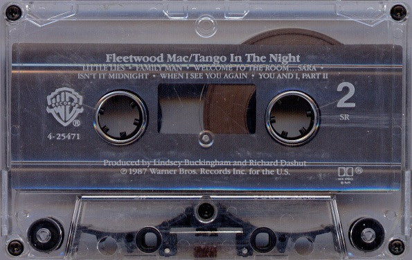 Fleetwood Mac - Tango In The Night (CASSETTE) | Excellent (EX) Excellent (EX) - ROCK / USED *EXCELLENT*