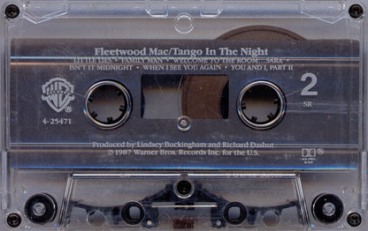Fleetwood Mac - Tango In The Night (CASSETTE) | Excellent (EX) Excellent (EX) - ROCK / USED *EXCELLENT*