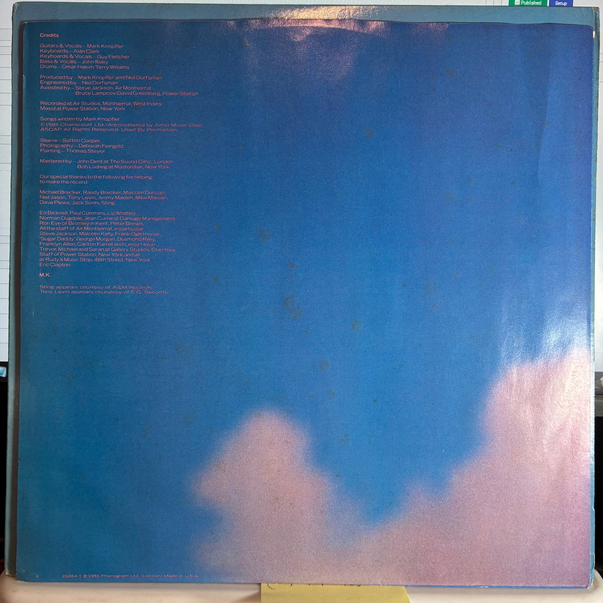 Brothers In Arms (VINYL) | Excellent (EX) Excellent (EX) - ROCK / USED *EXCELLENT*