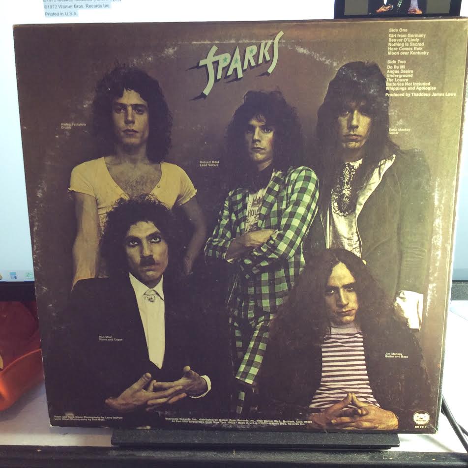 Sparks - A Woofer In Tweeter's Clothing (VINYL LP Bearsville ‎– BR 2110) | USED Excellent (EX) Very Good (VG) - ROCK / USED *EXCELLENT*
