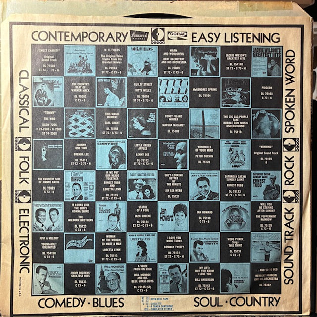 Sings My Generation (VINYL) | Excellent (EX) Very Good Plus (VG+) - ROCK / USED *EXCELLENT*