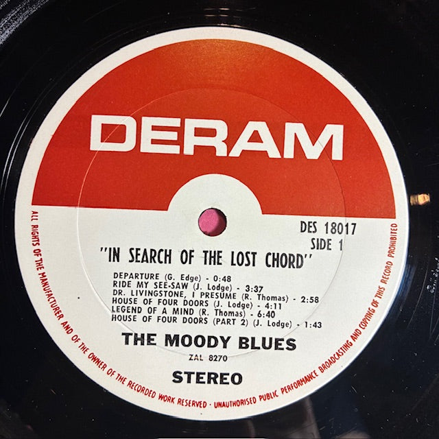 In Search Of The Lost Chord (VINYL) | Excellent (EX) Excellent (EX) - ROCK / USED *EXCELLENT*