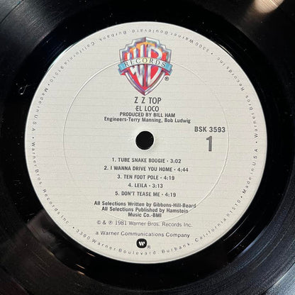 El Loco (VINYL) | Excellent (EX) Excellent (EX) - ROCK / USED *EXCELLENT*