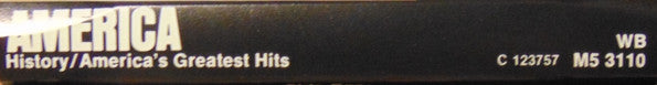 America (2) - History - America's Greatest Hits (CASSETTE) | Excellent (EX) Excellent (EX) - ROCK / USED *EXCELLENT*