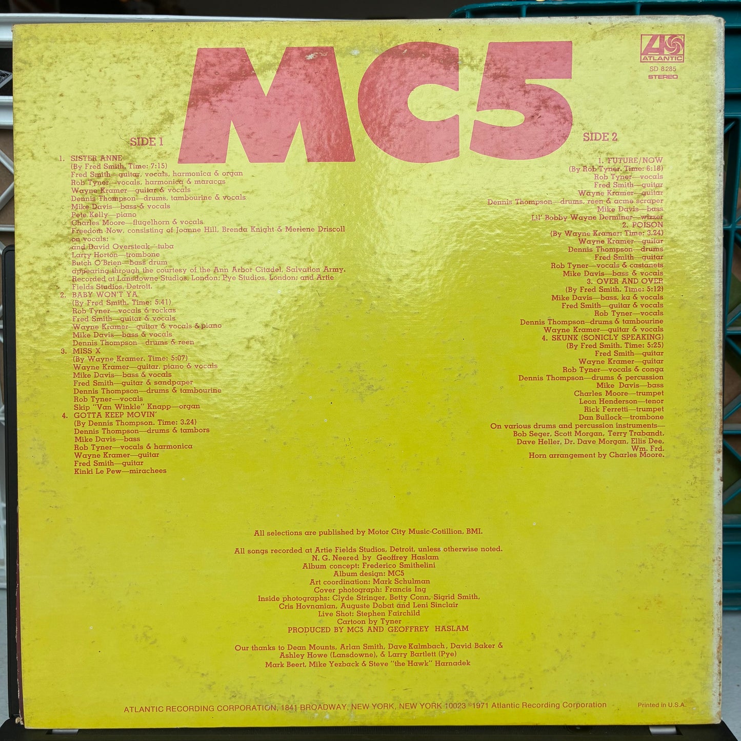 MC5 - High Time (VINYL LP) | Excellent (EX) Very Good Plus (VG+) - ROCK / USED *EXCELLENT*