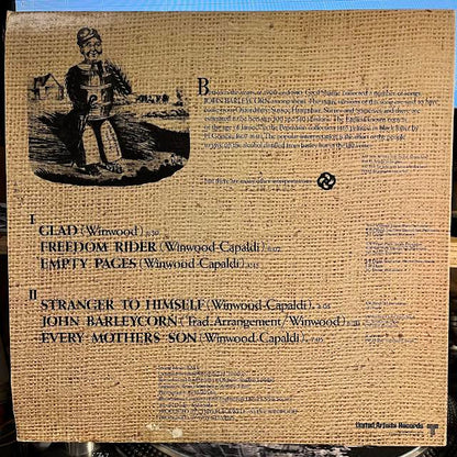 Traffic - John Barleycorn Must Die (RESEARCH CRAFT) (VINYL) | Excellent (EX) Very Good Plus (VG+) - ROCK / USED *EXCELLENT*