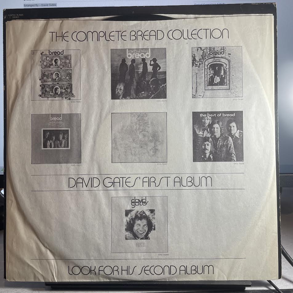 The Best Of Bread/Volume Two (VINYL) | Excellent (EX) Excellent (EX) - ROCK / USED *EXCELLENT*